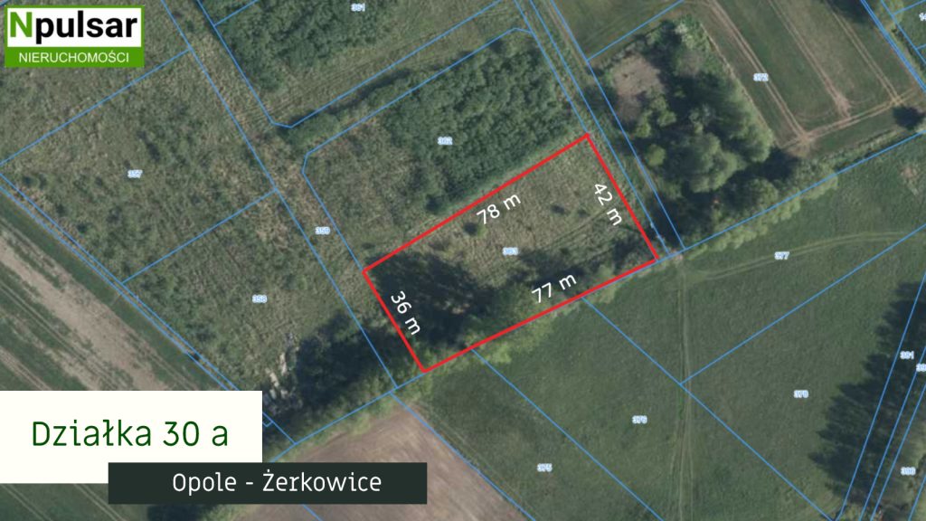 Oferta sprzedaży działki w Opolu – Żerkowicach