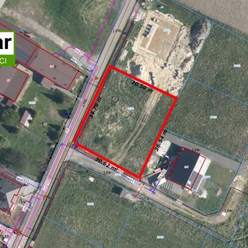 Działka na sprzedaż | 1100 m2 | Opole – Czarnowąsy